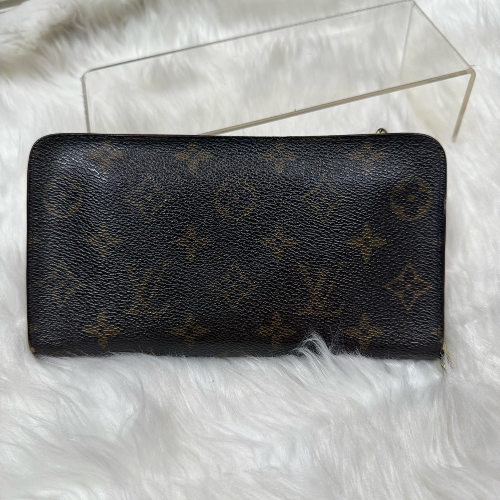 Vintage Louis Vuitton Monogram Portomone Zipper Round Long Wallet - Picture 15 of 16